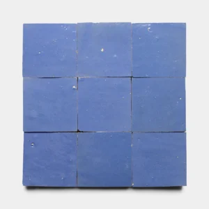 HANDMADE MOROCCAN ZELLIGE-4x4 PORTUGESE BLUE